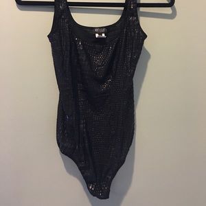 Women’s Anti-Flirt Collection Black Body Suit
